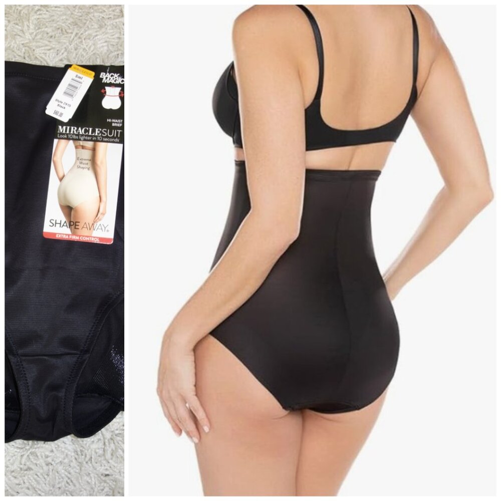 Miraclesuit Extra Firm Real Smooth High Waist Brief - size S - New with Tags